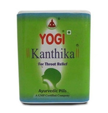 Драже от кашля и боли в горле Кантика Йоги (Kanthika Yogi), 70 шт.
