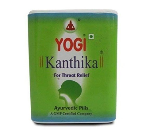 Драже от кашля и боли в горле Кантика Йоги (Kanthika Yogi), 70 шт.