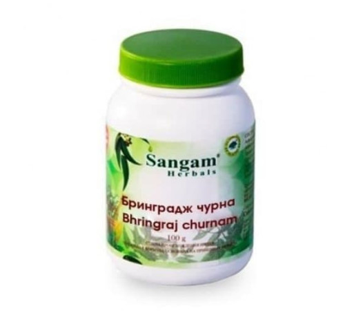 Бринградж Чурна Сангам Хербалс (Bhringraj Churnam Sangam Herbals), 100 г.