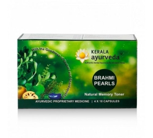 Брами Перлс Керала Аюрведа (Brahmi Pearls Kerala Ayurveda), 40 кап.