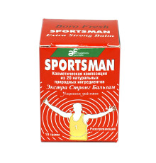 Бальзам разогревающий Экстра стронг Спортсмен Боро Фреш (Sportsman Boro Fresh), 10 г.