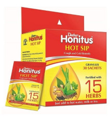 Порошок от кашля и простуды Хонитус Дабур (Cough and Cold remedy Hot Sip Honitus Dabur), 30 пак. 4 г.