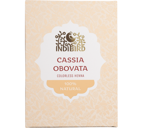 Хна натуральная бесцветная Индибёрд (Cassia obovata Colorless Henna), 100 г.