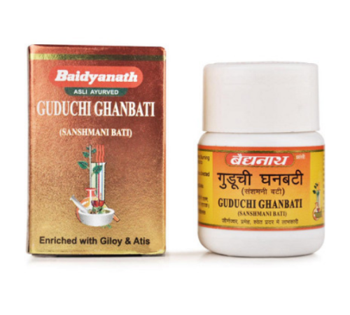 Гудучи Гханбати Байдианат (Guduchi Ghanbati (Sanshmani Bati) Baidyanath), 20 таб.