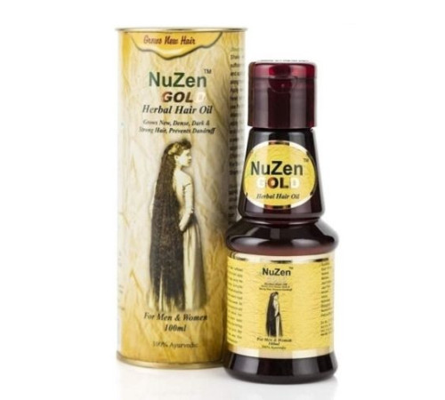 Аюрведической масло для волос НуЗен Голд (Herbal hair oil NuZen Gold), 100 мл.