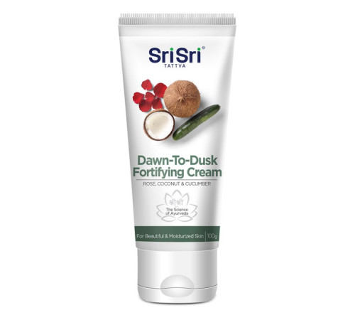 Крем для лица дневной укрепляющий Шри Шри Таттва (Dawn to Dusk Fortifying Cream Sri Sri Tattva), 100 мл.