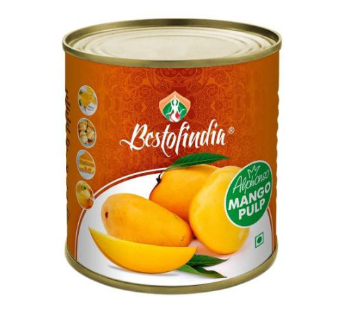 Манго Альфонсо пюре Бестофиндия (Mango Alphonso Pulp Bestofindia), 850 г.