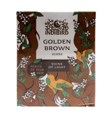 Хна золотисто-коричневая Индиберд (Henna Golden Brown Indibird), 100 г.