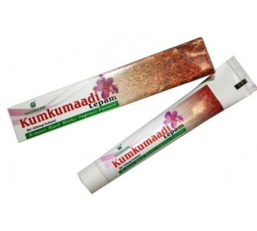 Восстанавливающий крем для лица Кумкумади Лепам Нагарджуна (Kumkumadi Lepam Nagarjuna), 10 г.