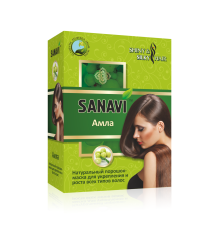 Аюрведический порошок для волос Амла Санави (Sanavi), 100 г.