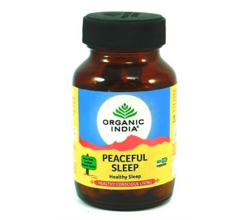 Спокойный сон Органик Индия (Peaceful sleep Organic India), 60 кап.