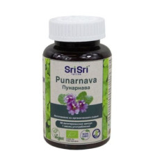 Пунарнава Шри Шри Таттва (Punarnava Capsules Sri Sri Tattva), 60 вегетарианских капсул по 500 мг.