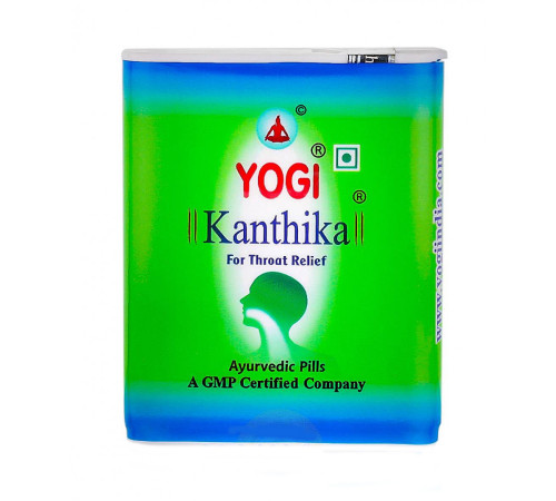 Драже от кашля и боли в горле Йоги Кантика (Yogi Kanthika), 140 шт.