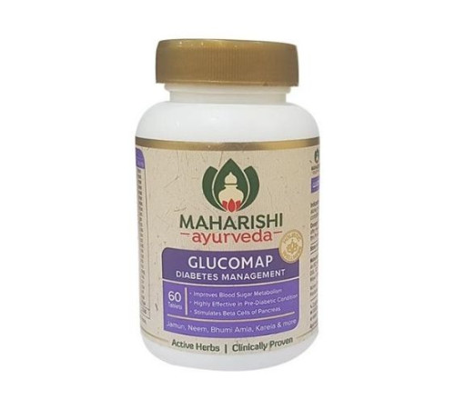 Глюкомап Махариши Аюрведа (Glucomap Maharishi Ayurveda), 60 таб.