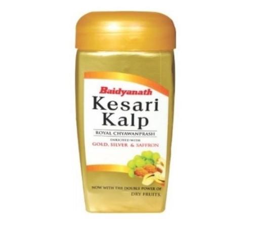 Королевский Чаванпраш обогащённый золотом, серебром и шафраном (Kesari Kalp Royal Chyawanprash Baidyanath), 500 г.