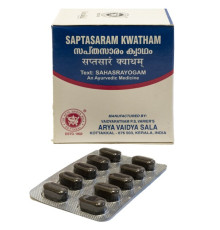 Саптасарам Кватхам Арья Вадья Сала Коттаккал (Saptasaram Kwatham Arya Vaidya Sala Kottakkal), 100 таб.