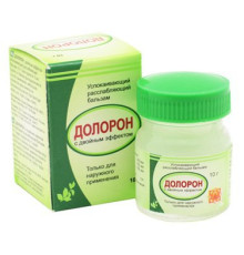Успокаивающий и расслабляющий массажный бальзам Долорон (Doloron), 10 г.