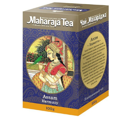 Чай черный Махараджа Ассам Харматти рассыпной (Maharaja Tea Assam Harmutty), 100г.