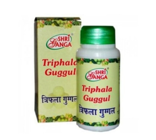 Трифала Гуггул Шри Ганга (Triphala Guggul Shri Ganga), 100 г.