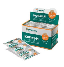 Леденцы от кашля и боли в горле с имбирём Кофлет Хималая (Koflet-H Ginger Himalaya), 6 таб.