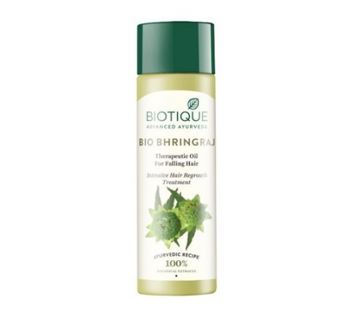 Лечебное масло против выпадения волос Био Брингарадж Биотик (Bio Bhringraj Therapeutic Oil For Falling Hair Biotique), 120 мл.