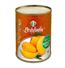 Манго Альфонсо пюре Бестофиндия (Mango Alphonso Pulp Bestofindia), 450 г.