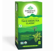 Чай Тулси Зелёный Классический Органик Индия (Tulsi green tea classic Organic India), 25 пак.