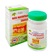 Маха Манжиштади Гхан Вати Унжа (Maha Manjishthadi Ghan Vati Unjha), 40 таб.