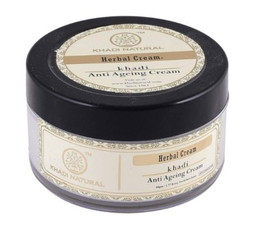 Травяной Антивозрастной Крем Кхади Натурал (Herbal Anti Ageing Cream Khadi Natural), 50 г.