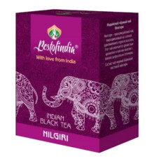 Чай чёрный индийский листовой Нилгири Бестофиндия (Nilgiri Indian Black Tea Bestofindia), 100 г.