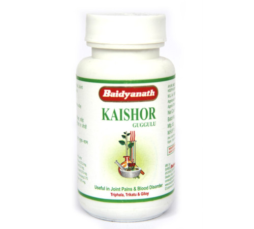 Кайшор Гуггул Байдианат (Kaishor Guggulu Baidyanath), 80 таб.