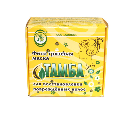 Фито-маска Тамба для восстановления поврежденных волос, 50 г.