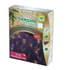 Натуральная краска для волос Благородная медь (Медно-коричневый) Sangam Herbals, 50 г.