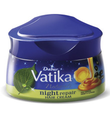 Крем для волос Дабур Ватика Ночное восстановление (Dabur Vatika Night Repair Hair Cream), 140 мл