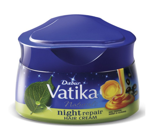 Крем для волос Дабур Ватика Ночное восстановление (Dabur Vatika Night Repair Hair Cream), 140 мл