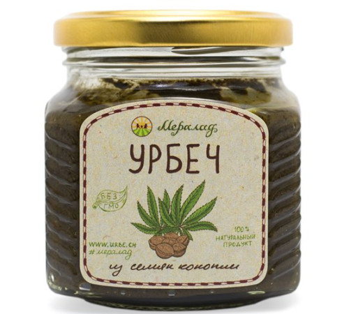 Урбеч из семян конопли, 230 г.