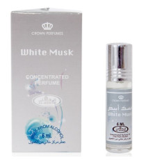 Духи масляные арабские Белый Мускус Аль Рехаб (White Musk Al Rehab), ролик 6 мл.