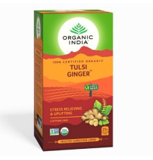 Чай Тулси Имбирь Органик Индия (Tulsi Ginger Organic India), 25 пак.
