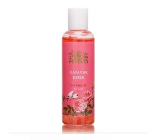 Гель для умывания «Дамасская Роза» Индиберд (Damask Rose Face Wash Gel SLS-free Indibird), 100 мл.