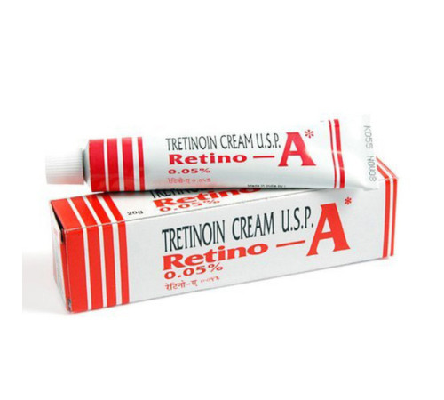 Крем для проблемной кожи лица Ретино-А (Tretinoin cream U.S.P. 0.05%, Janssen), 20 г.