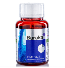 Рыбий жир с черным тмином Барака (Baraka), 90 капс.