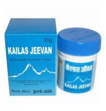 Аюрведический крем-бальзам Кайлаш Дживан (Multipurpose Ayurvedic Cream Kailas Jeevan), 30 г.