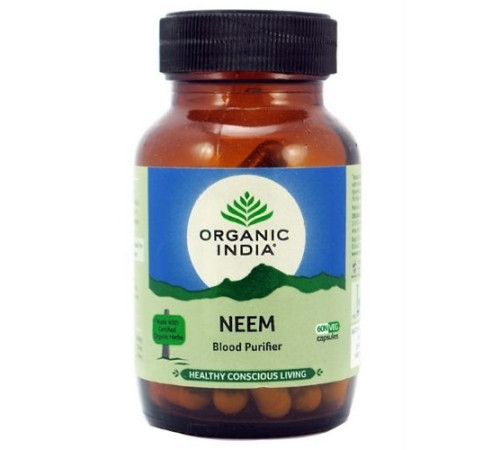 Ним Органик Индия (Neem Organic India), 60 кап.