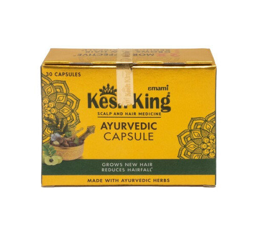 Аюрведические капсулы Кеш Кинг (Ayurvedic capsule Kesh King), 30 кап.