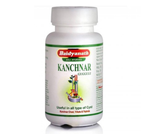 Канчнар Гуггул Байдианат (Kanchnar Guggulu Baidyanath), 80 таб.