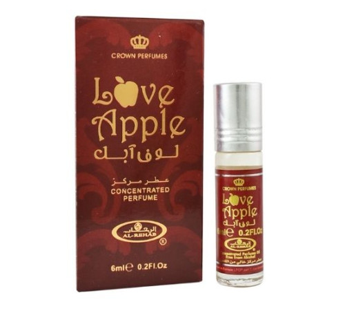 Духи масляные арабские женские Яблоко Любви Аль Рехаб (Love Apple Al Rehab), ролик 6 мл.