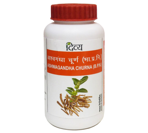 Ашвагандха Чурна Дивья (Ashwagandha Churna Divya), 100 г.