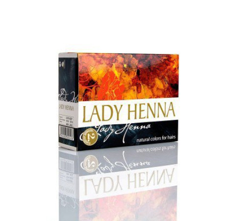 Краска для волос на основе хны (Lady Henna), 6 х 10 г., черный индиго