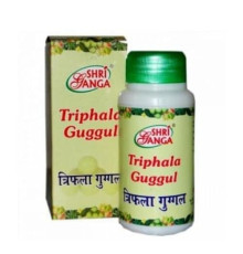 Трифала Гуггул Шри Ганга (Triphala Guggul Shri Ganga), 50 г.