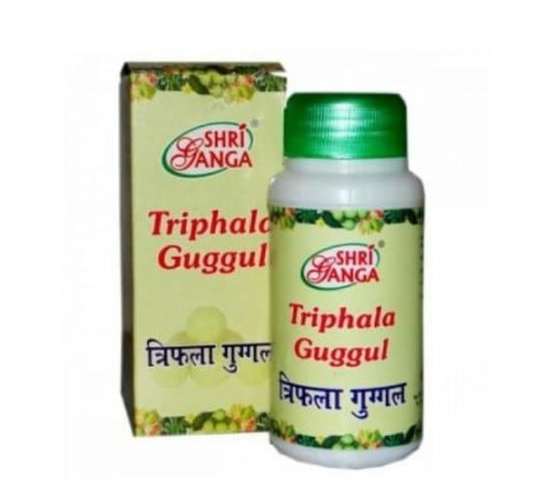 Трифала Гуггул Шри Ганга (Triphala Guggul Shri Ganga), 50 г.